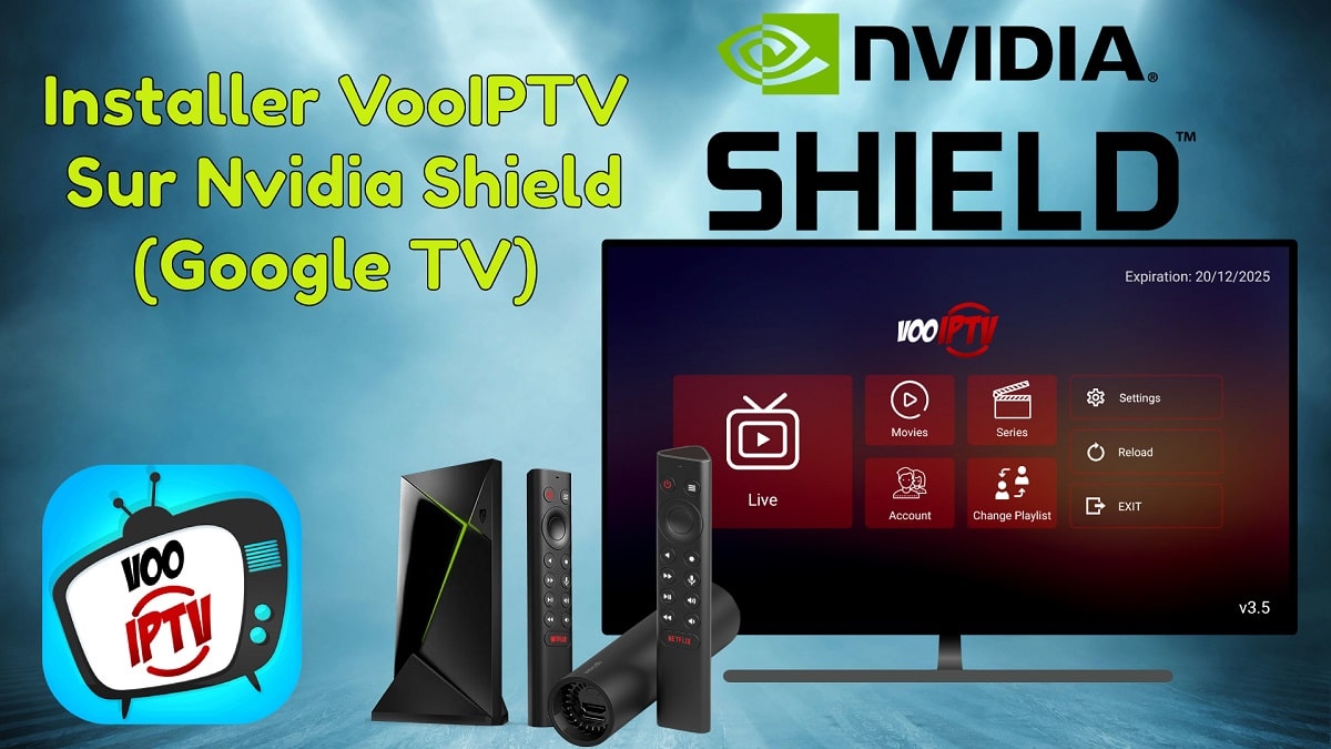 Comment installer l'application VooIPTV sur Nvidia Shield (Google TV)